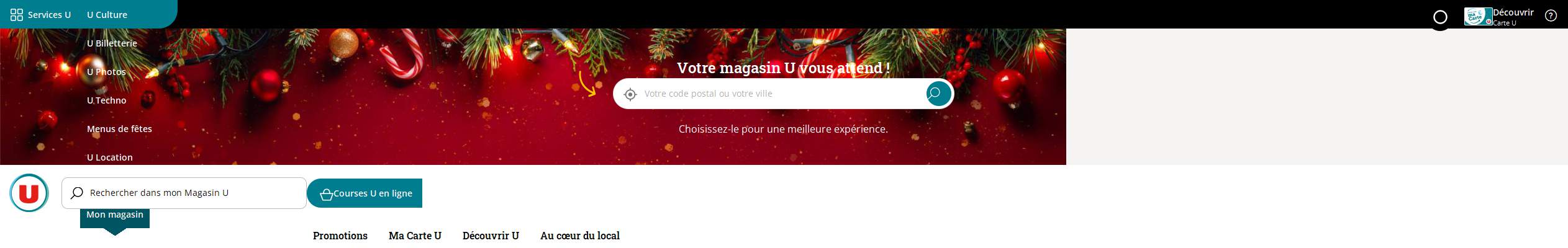 Annuaire pays-de-la-loire vers le site Super-u des Justices - Votre Supermarch� en Ligne sur Angers 