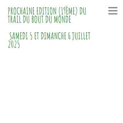 Annuaire bretagne vers le site La Course  Pied Pointe Bretagne, le trail du bout du monde 