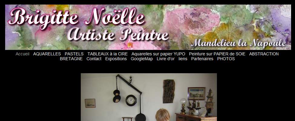 Annuaire bretagne vers le site Brigitte-Noelle Artiste Peintre, paysages bretons 