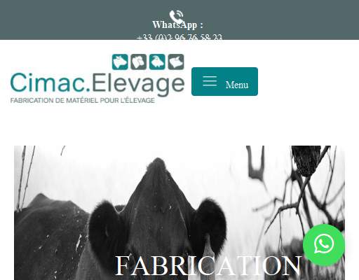 Annuaire bretagne vers le site Cimac Elevage l Innovation au Service du Matriel d Elevage 