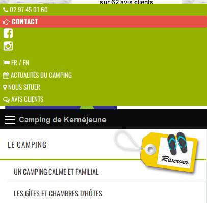 Annuaire bretagne vers le site Camping et Gites de Kernejeune Arzal Bretagne Sud Morbihan 