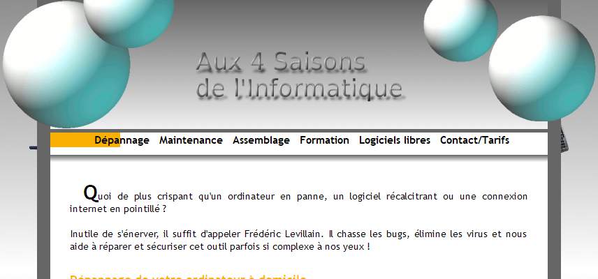 Annuaire basse-normandie vers le site Dpannage Informatique  Domicile au Nord de Caen 