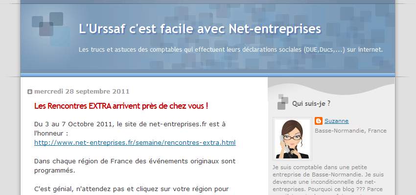 Annuaire basse-normandie vers le site Blog Net-entreprise Facile avec Les Urssaf Basse-normandie 