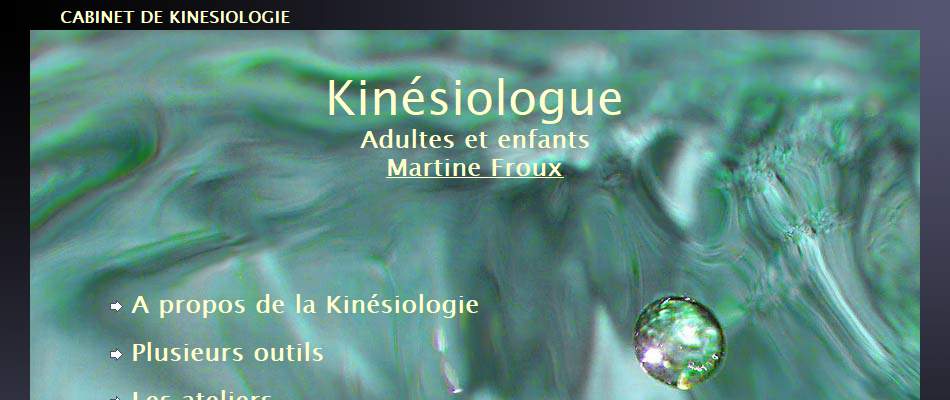 Annuaire poitou-charentes vers le site Cabinet De Kinsiologie Martine Froux, Adultes, Enfants 